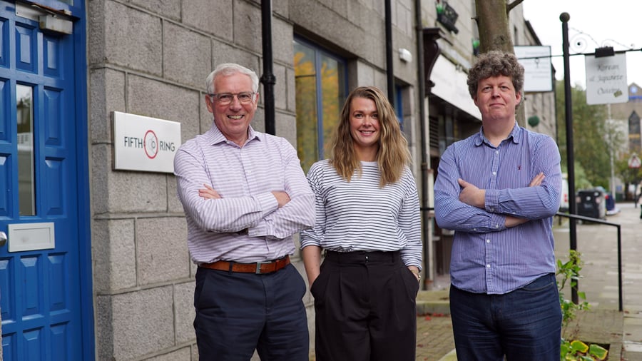 Photo of Ian Ord, Jen Maclennan and Steve Milne